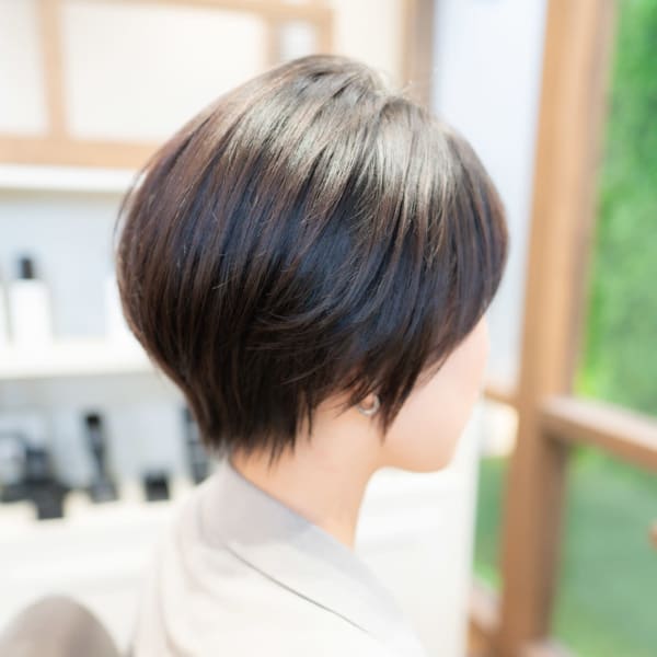 ★毛先がシャープでキレのあるショートスタイル★
