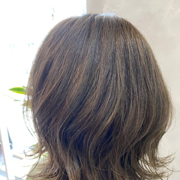 ハイライトでより外国人風カラーを!