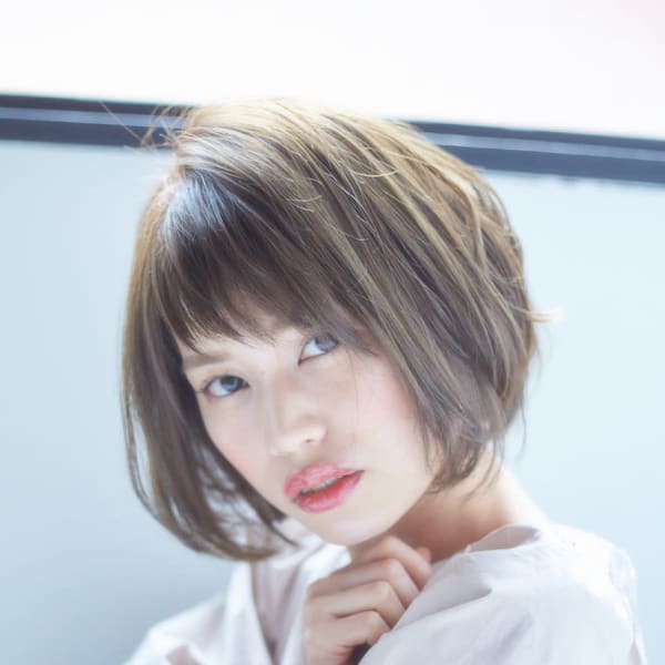 大人可愛い小顔ショート☆【武蔵小杉美容室　abinto】