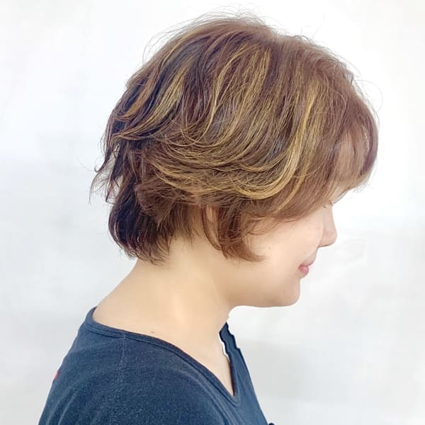 [QUALIS]ショートボブ/ふんわりボブ/マッシュ/くせ毛