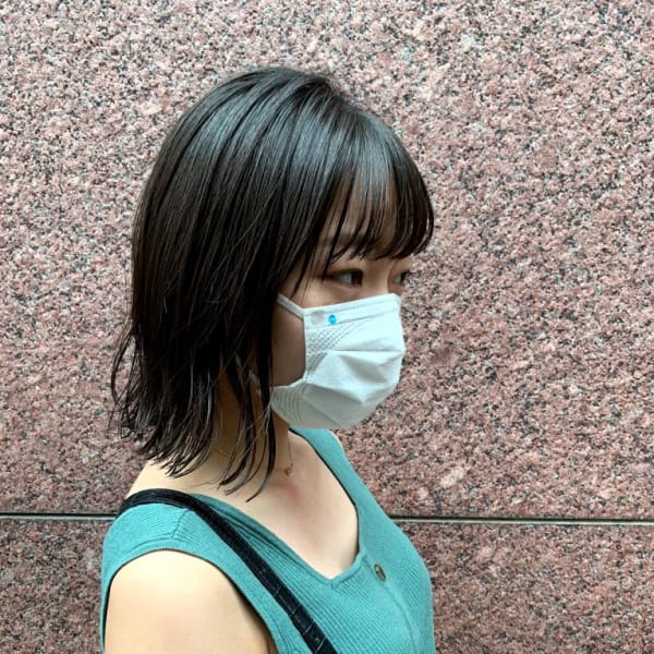 切りっぱなしボブ