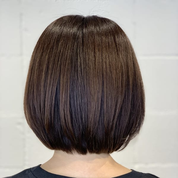 お手入れ簡単内巻きボブ