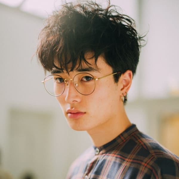 くせ毛風パーマスタイル