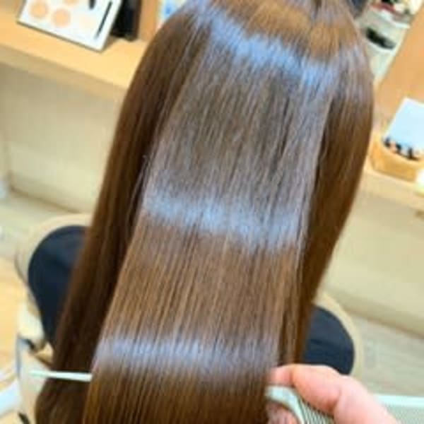 小顔＊耳かけ＊ナチュラルストレート|Lyuca 久米田