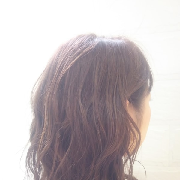 ピンクベージュ・ミディアム|each hair＆total beauty