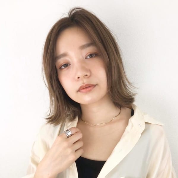耳掛けショートボブ イメチェン Natural maleec 久里浜(ナチュラル マリーク クリハマ)のヘアスタイル 美容院・美容室を