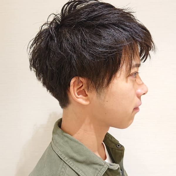 美シルエット ショートマッシュ