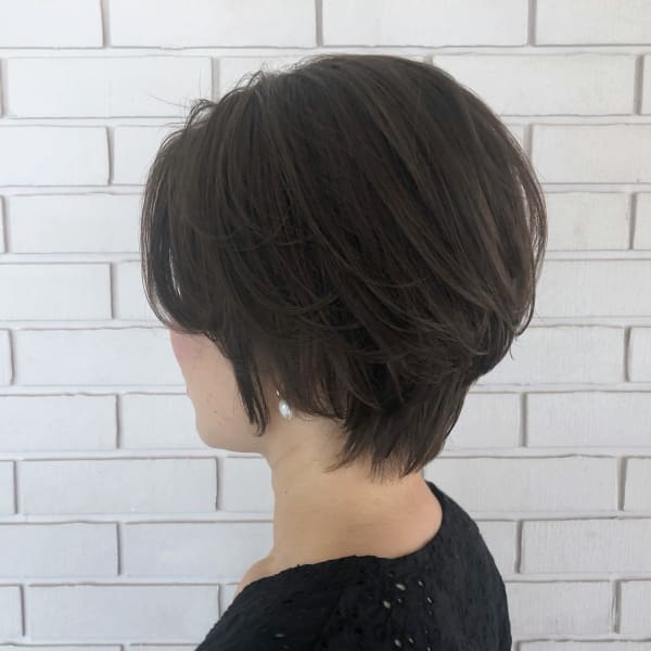 エレガントなショートボブ