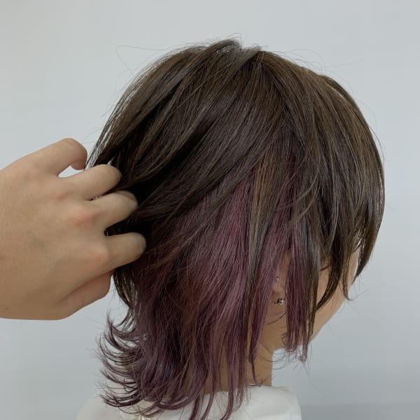 【QUALIS】レディース/カラーリング/インナーカラー