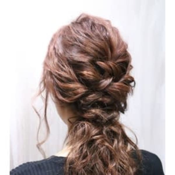 オススメ順 サイドアップ ロングの髪型 ヘアスタイル 楽天ビューティ