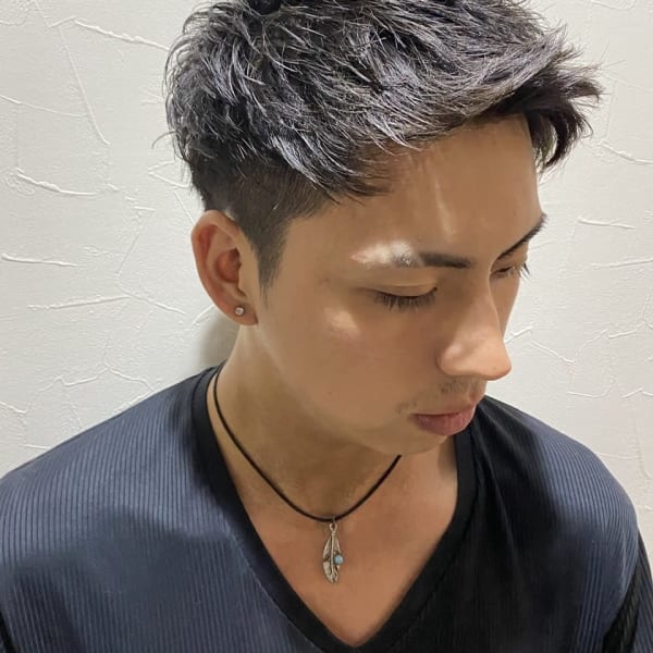 ツーブロックジェットモヒカン<理容室><銀座><メンズ>