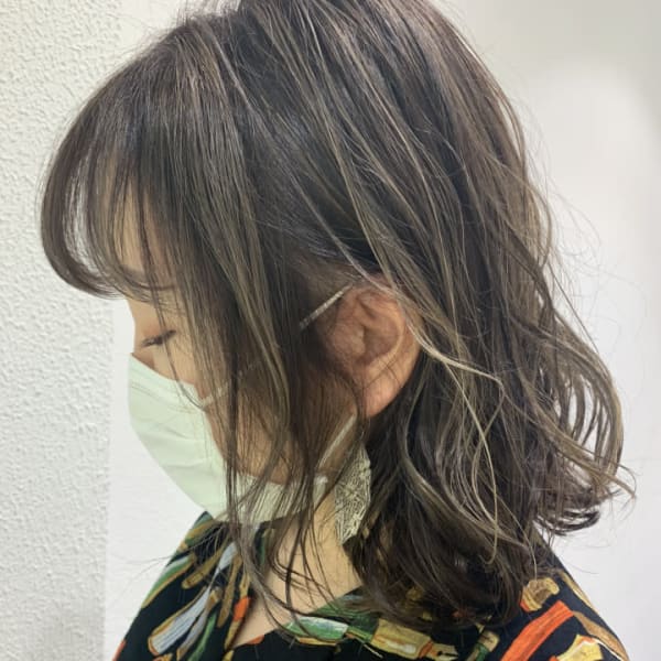 コントラストハイライト【Ash元住吉店ヘアスタイル】