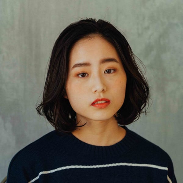 大人っぽひし形ボブ