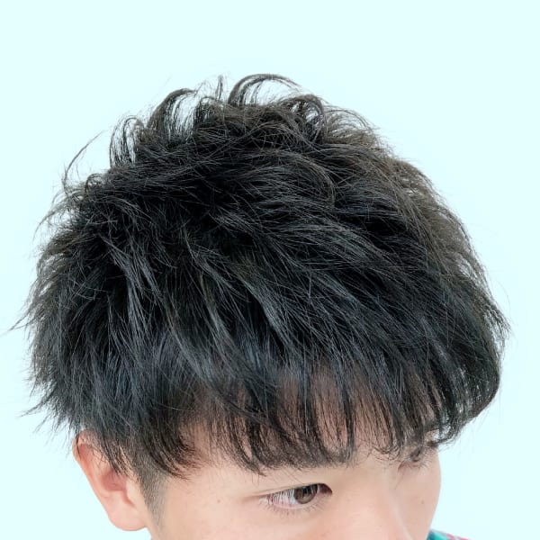 カジュアルネープレスマッシュエアリーショート|LOUIMADNA栄