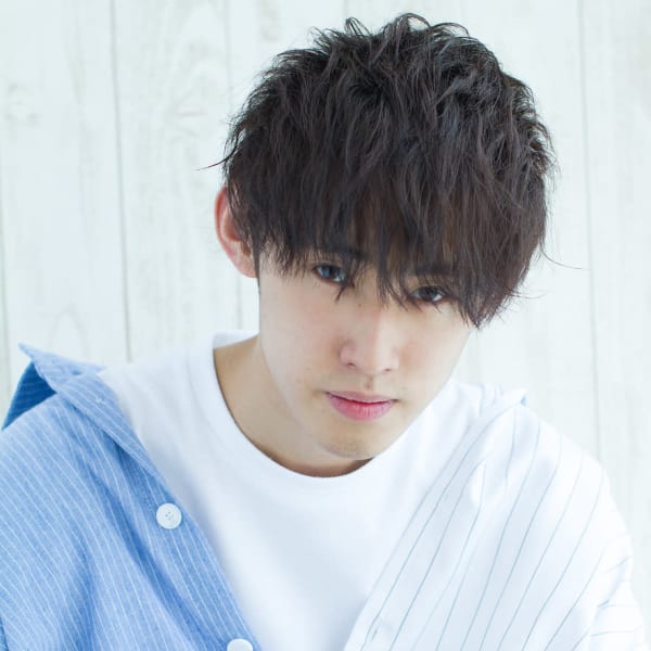 束グランジ無造作ショート|LOUIMADNA栄