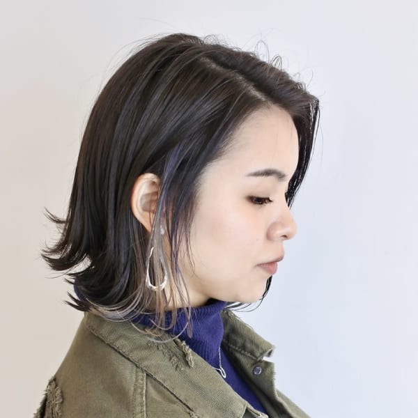【神戸　三宮】インナーカラーボブ
