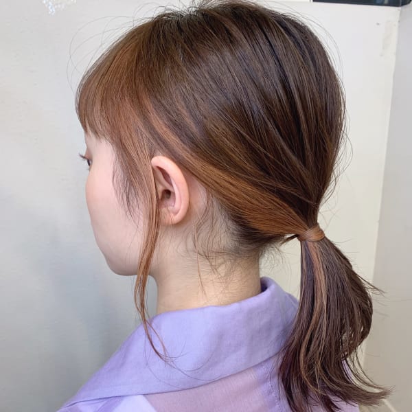 【山田】アレンジしてもかわいいインナーカラーミディy157