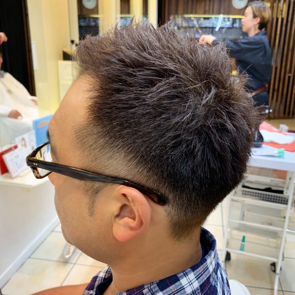 《QUALIS》メンズ/刈り上げ/ビジネス/ソフトモヒカン