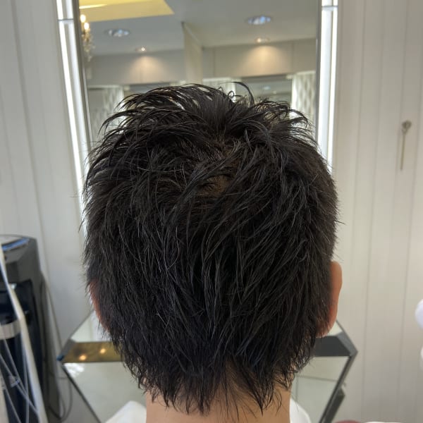 【QUALIS】刈り上げ/モヒカン/ウルフ/アップバング