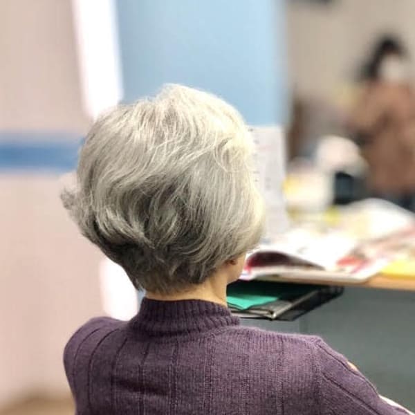 ≪上品な大人ショート≫デザインカット|理学美容院ひで