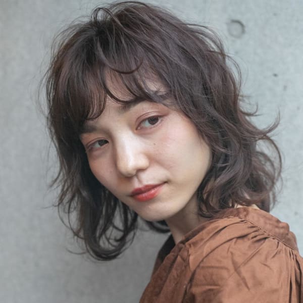 レイヤーミディ/パーマ/髪質改善/白髪染め/川越/川越駅