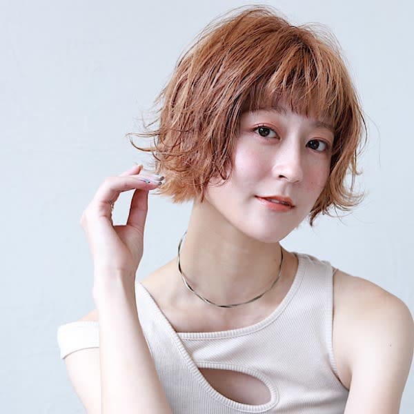 【soy-kufu】ひし形シルエットのナチュミディ外ハネボブ