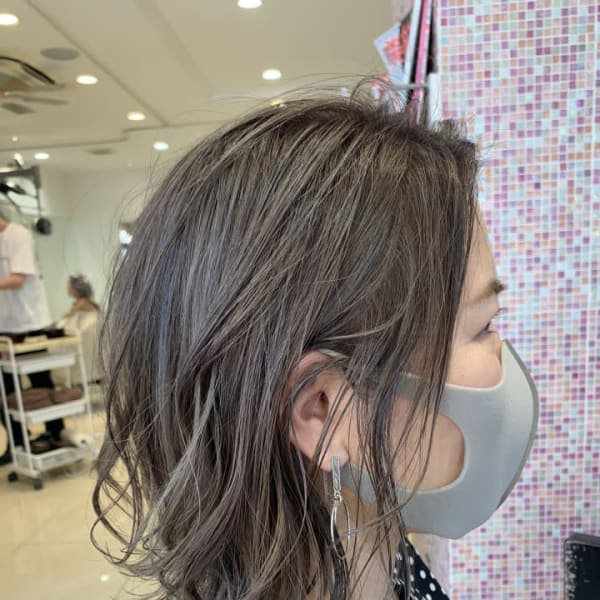 大人のハイライト【Ash元住吉店ヘアスタイル】