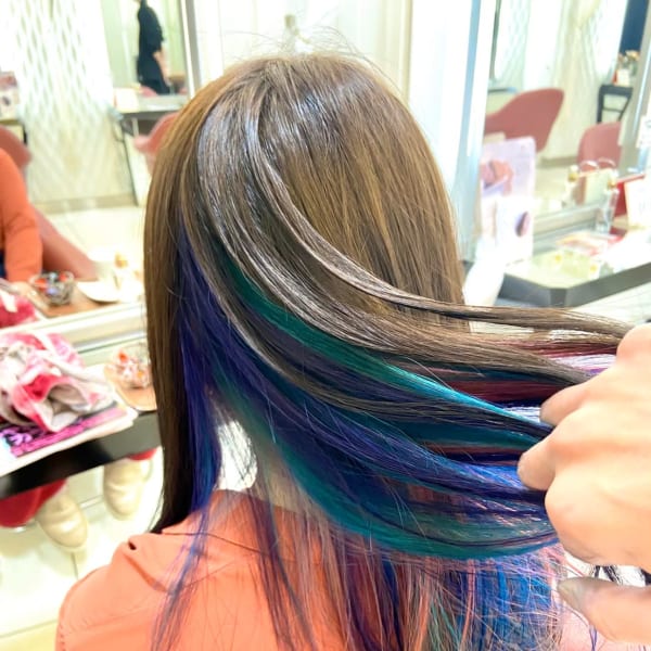 【QUALIS】レディース/カラーリング/インナーカラー