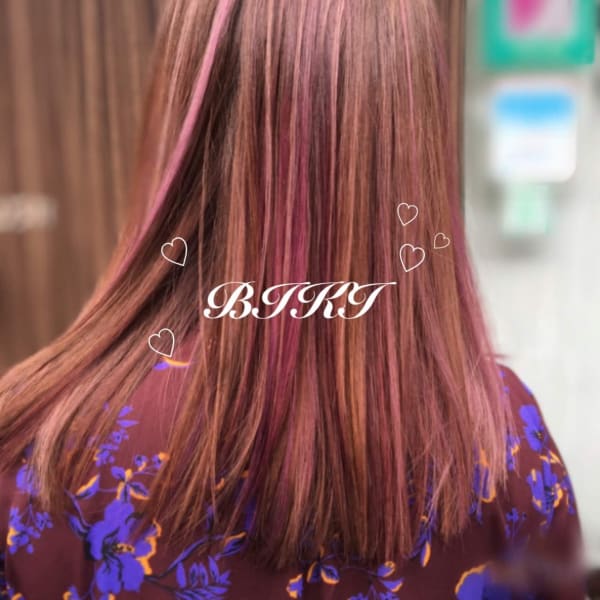 5色ミックスカラー☆|Biki Hair