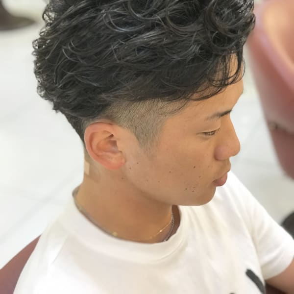 【QUALIS】ツーブロ/刈り上げ/パーマ/ショート