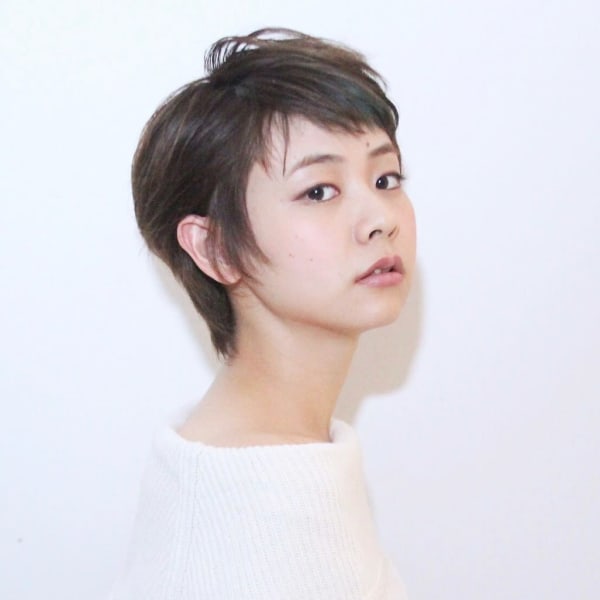 大人かわいい☆オン眉小顔ショートボブ