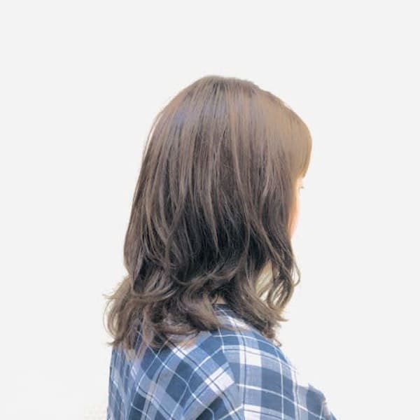 似合わせカット/ゆるふわ無造作/楽デジパーマ/ウルフレイヤー