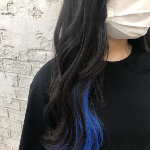 エクステインナーカラーブルー7019