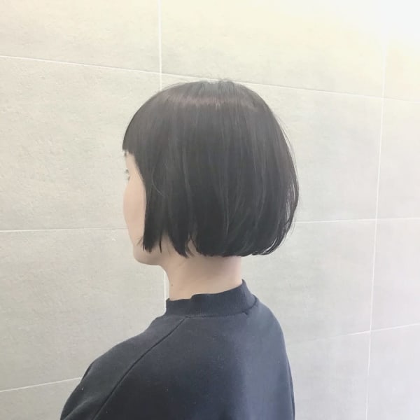 モード×ボブ【石黒聡子】|BONECCA鶴見/髪質改善/白髪ぼかし/ハイライト