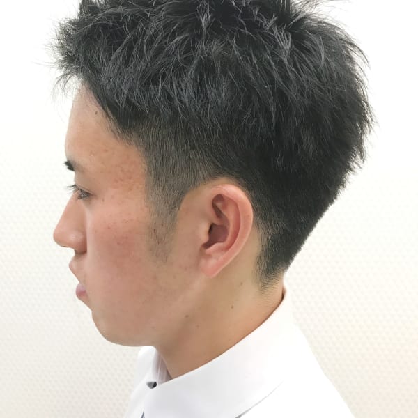 【QUALIS】ツーブロック刈上げナチュラルスタイル