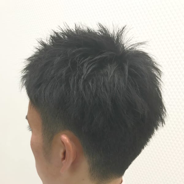 【QUALIS】ツーブロック刈上げナチュラルスタイル