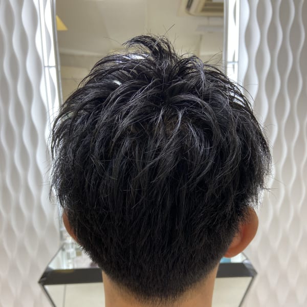 【QUALIS】ツーブロ/フェードスタイル/アップバング