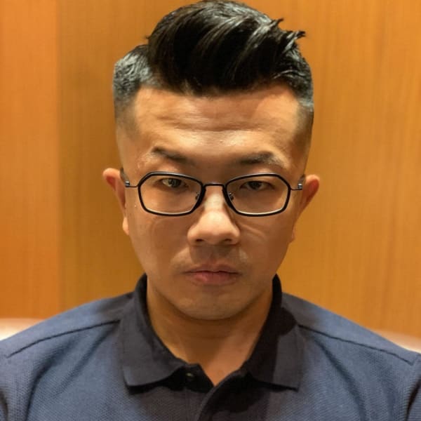 メンズ 髪型 40代パーマ