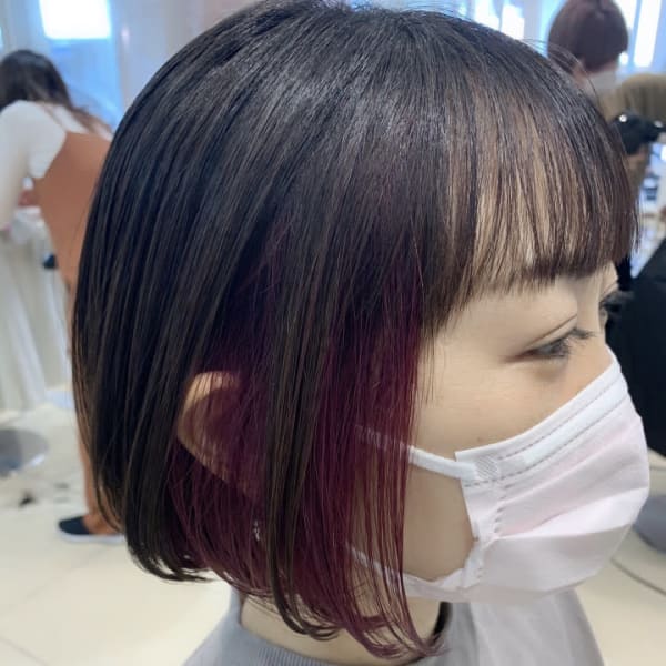 インナーカラー【Ash元住吉店ヘアスタイル】