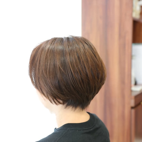 ツヤツヤなショートボブ