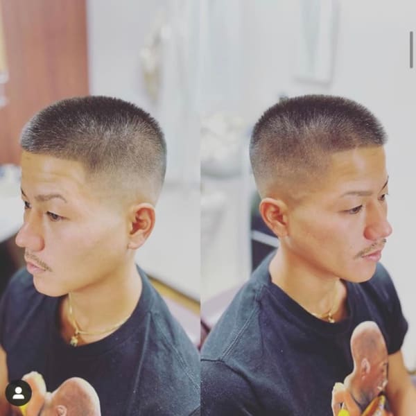 お洒落ボウズ|理容室半個室２席完備ヘアーステーション Le・shoji