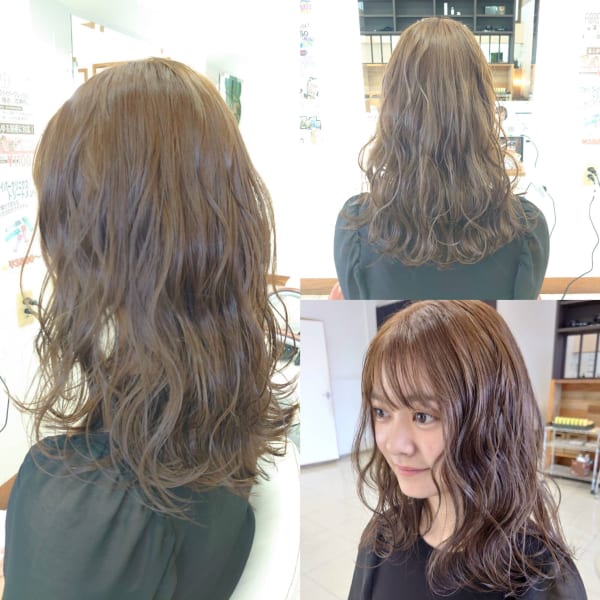 セミロングヘア