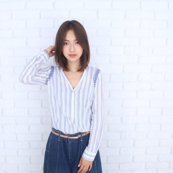 【 noa 新宿 】 スタイリングがラクなひし形シルエット