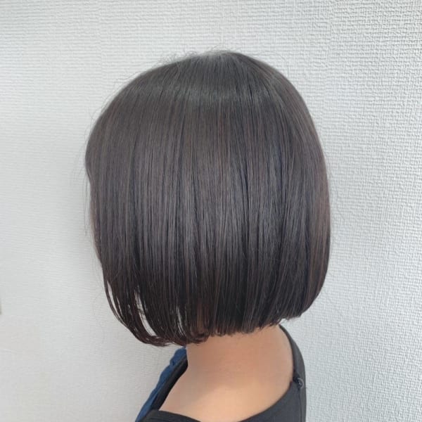 ぱっつんボブ　スリークボブ  