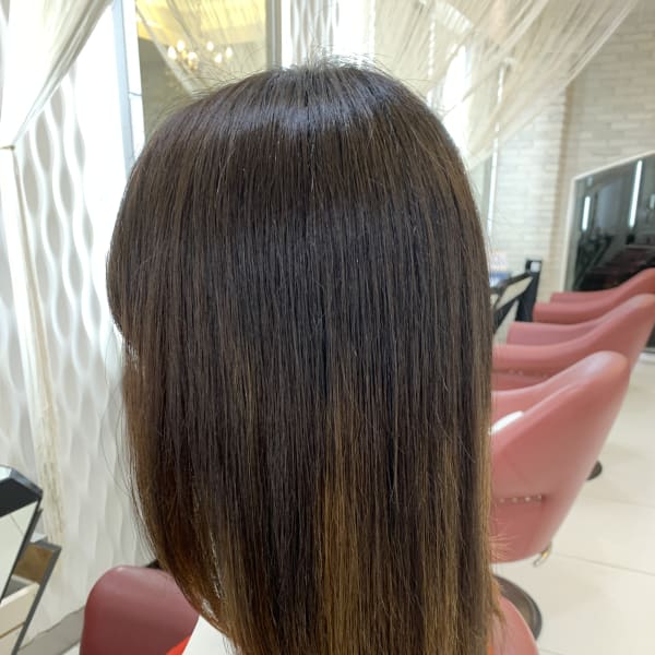 10代20代/美髪/サラツヤストレート/バレイヤージュ