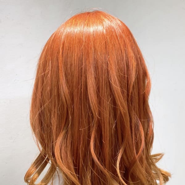 Lia&伊藤夏海 韓国風オレンジカラー◎