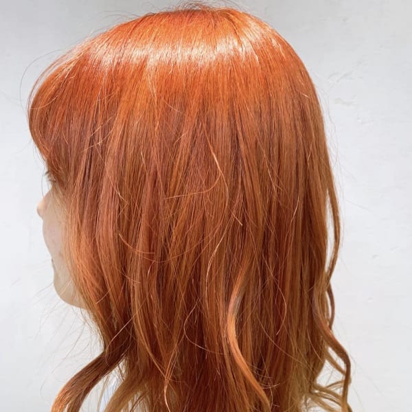 Lia&伊藤夏海 韓国風オレンジカラー◎