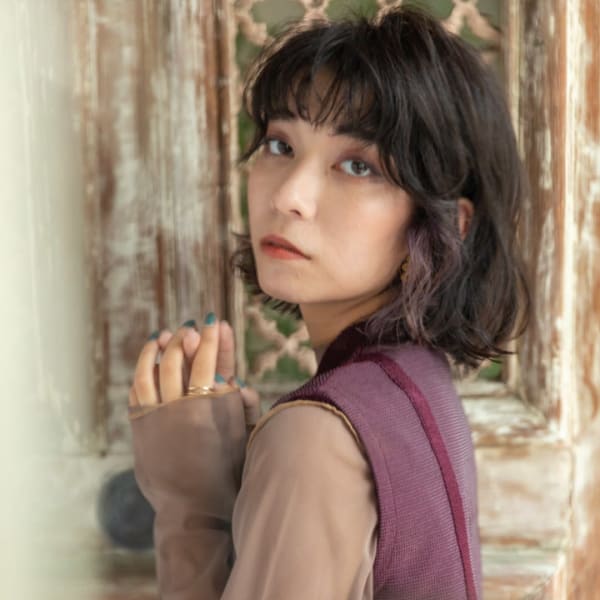 《ワンレンボブ×インナーカラー》Ash武蔵小杉