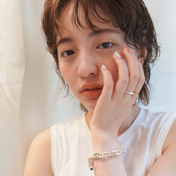 ショート/ボブ/パーマ/前髪