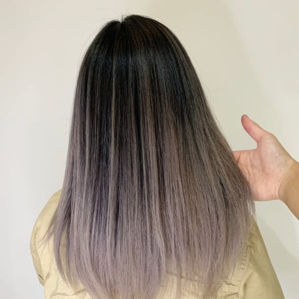 透明感アッシュバレイアージュ